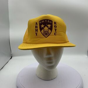 SWT Bobcats Southwest Texas  Army ROTC Snapback Trucker Hat